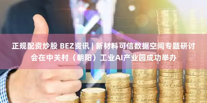 正规配资炒股 BEZ资讯 | 新材料可信数据空间专题研讨会在中关村（朝阳）工业AI产业园成功举办